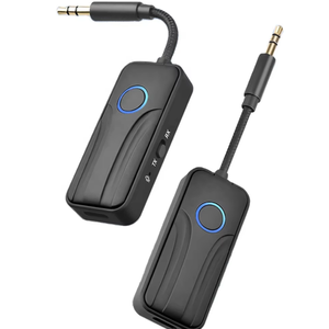 Émetteur-récepteur <span class=keywords><strong>Bluetooth</strong></span> BT200 <span class=keywords><strong>pour</strong></span> 2 appareils, adaptateur audio auxiliaire 3,5 mm, kit voiture <span class=keywords><strong>Bluetooth</strong></span> mains libres portable - Product Image 1