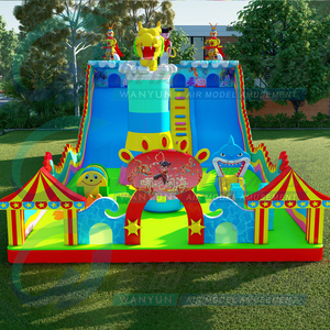 Castillo Inflable Comercial con Temática Espacial, Parque de Diversiones, Impermeable, Portátil, Fácil de Instalar - Product Image 4