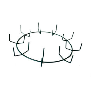 2023 राउंड स्टील तार फार्म 12 ''हरे रंग की पुष्‍पातिक छिड़काव के साथ हरे रंग की पुष्‍पातिक छिड़काव के साथ - Product Image 1