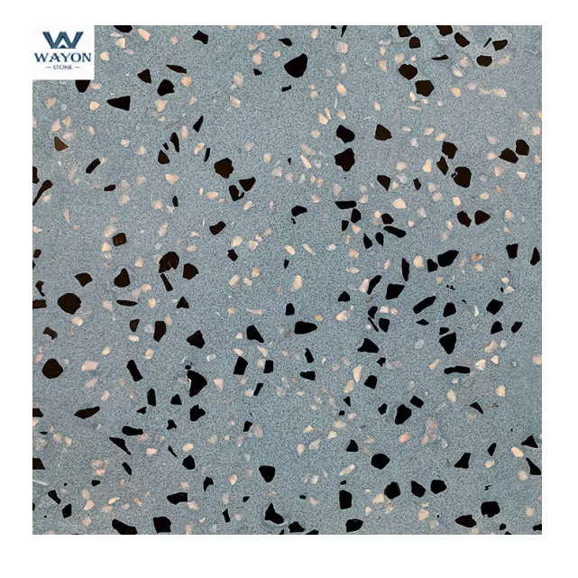 Khối Nhà Sản Xuất Sàn Vinyl Vật Liệu Chi Phí Sàn Đá Tự Nhiên Epoxy Đá Terrazzo