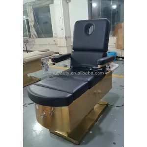 KISEN Three Functions Electric Shampoo <b>Bed</b> Beauty Salon Multi-functional Furniture Pedicure Chair Beauty <b>Bed</b> With 3 Motors - Product Image 2