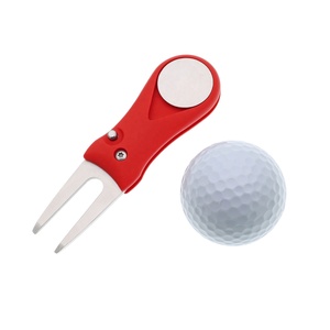 Golf Có Thể Gập Lại Golf <span class=keywords><strong>Divot</strong></span> Công Cụ Với Pop-up Nút & Từ Bóng Đánh Dấu Công Cụ Pitch Sửa Chữa Kit Golf Câu Lạc Bộ Mùa Xuân Hỗ Trợ Mở - Product Image 2