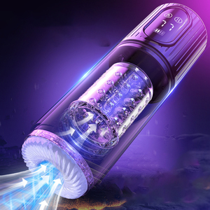 Copa Erótica Automática para Hombre con Succión, Telescópica, Giratoria, Interactiva por APP, Impermeable, Entrenador Sexual de Pene para Adultos - Product Image 1