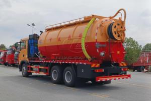 Camión de Vacío para Aguas Residuales de Carga Pesada, 3 Ejes, 10 Neumáticos, Howo 22000L, Sistema de Vacío Independiente de Alta Potencia para Transporte de Lodos a Granel - Product Image 5