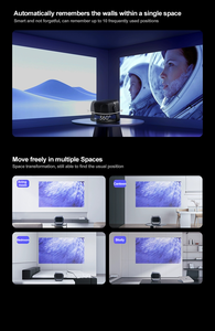 اتجاهات جديدة jmn3 الترا ماكس المسرح المنزلي go 4K UHD ISO Lumens: 1 نسبة تباين السينما المنزلية - Product Image 3