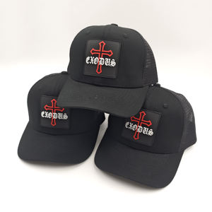 Casquettes et chapeaux brodés pour hommes en gros – Casquette trucker Richardson 112 en maille avec patch en caoutchouc - Product Image 1