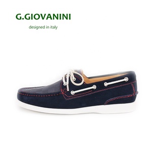 Zapatos de conducción de cuero para hombre planos de corte bajo, mocasín de color rojo marino, mocasines de hombre, zapatos náuticos Coreanos - Product Image 2