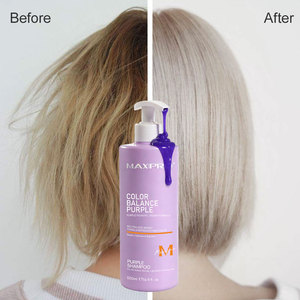 Maxipro Oem Sulfate Free <strong>Shampoo</strong> And Conditioner Nourishing Hair Repairing 100% Organic Shining Hair Silver Purple <strong>Shampoo</strong> - Product Image 5