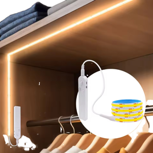 5V COB LED Strip ánh sáng <span class=keywords><strong>PIR</strong></span> cảm biến chuyển động Dimmable trong nhà USB pin hộp Flex Strip với CRI 80 và 3000k-6500K màu Temp - Product Image 1