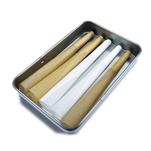 Caja de hojalata rectangular con tapa deslizante, paquete de 5, personalizada, para conos de papel pre-enrollados de 1 1/4, caja de hojalata a prueba de niños, para gomitas, dulces, mentas, lata deslizante - Product Image 5