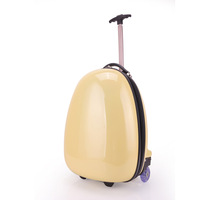 Voyage enfants Trolley sac continuer coque dure fermeture éclair valises à roulettes enfants roulant Spinner bagages Scooter valise
