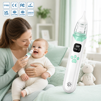 Aspirateur nasal, nettoyeur de pores du nez, kit d'aspirateur facial rechargeable, grande puissance d'aspiration, sans BPA, débit de 3,2 L, Nimicoo