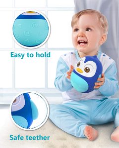 Grands cadeaux <span class=keywords><strong>jouets</strong></span> pour bébé 0 à <span class=keywords><strong>18</strong></span> <span class=keywords><strong>mois</strong></span> développement ventre temps <span class=keywords><strong>jouets</strong></span> pingouin gobelet Wobbler roly-poly bébé <span class=keywords><strong>jouets</strong></span> - Product Image 4