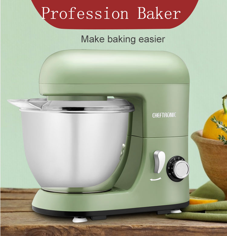 Cheftronic SM-985 Stand Mixer - 500W 120V, 1300W 220V Power