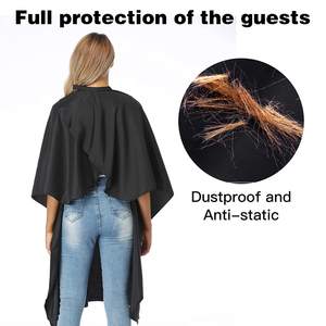 Qualité Barbershop Coiffeur Coupe De Cheveux Cape Coiffure Personnalisé Salon De Coiffure Polyester Barber Cape - Product Image 4