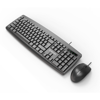 Ensemble clavier et souris filaire USB de haute qualité, 104 touches, pour usage bureautique, modèle T13s, avec conception