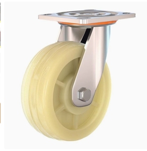 Naylon tekerlek endüstriyel el arabası tekerleği plaka yönlü yük taşıyan sarhoş tekerlek ile evrensel ağır tekerlekler - Product Image 4