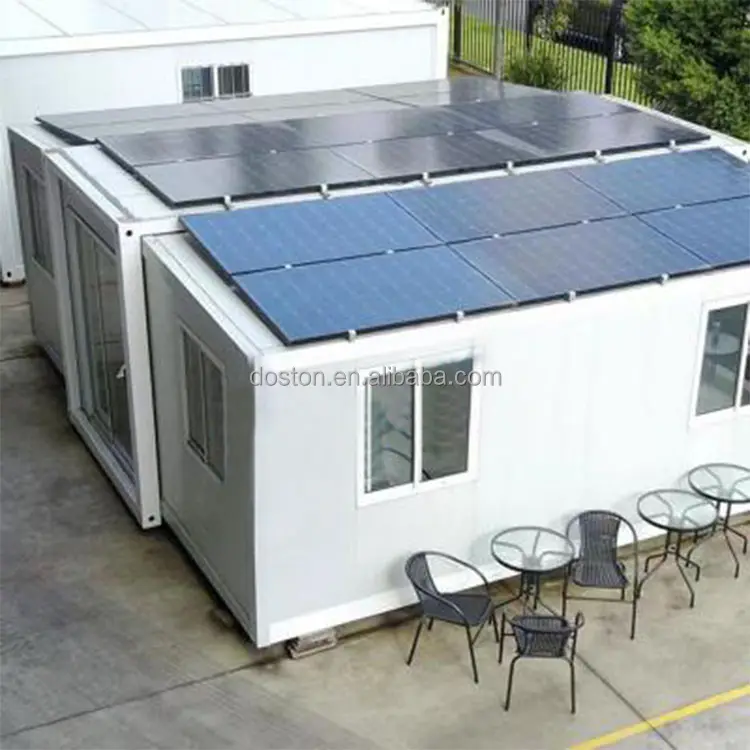 Solar Power House Extended Expandable Container House Foldable Movable Cheap Expandable Home 20FT 15FT House