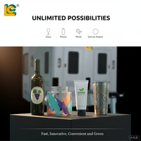 Máquina de Serigrafía Automática Avanzada para Botellas de Perfume con Posicionamiento CCD y Sistema de Curado UV