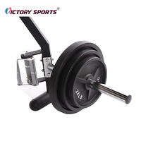 Équipement de gymnastique en acier inoxydable Multi Grip Open Safety Squat Hex Trap Barbell Bar