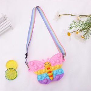 Summer 2025 Kids Silicone Coin Bags And <b>Purses</b> <b>Cute</b> Cartoon Shoulder Bag For Girls Stylish - Product Image 5