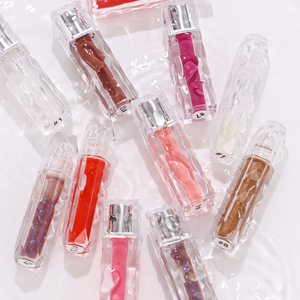 Small batch <b>lip</b> gloss strawberry <b>lip</b> oil pendant keychain chain fruit glaze <b>lip</b> gloss no logo spot - Product Image 3