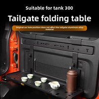 Table de hayon pliable spéciale et support de rangement en acier inoxydable pour Tank 300, accessoire de modification multifonctionnel pour porte arrière