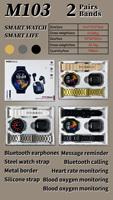Montre connectée unisexe avec suivi d'activité, navigation GPS, écran tactile AMOLED, cadran personnalisable pour Android, design écouteurs