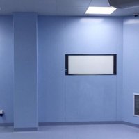 Feuilles en plastique antibactériennes de PVC de panneau de mur d'anticorrosion pour la salle d'opération d'hôpital