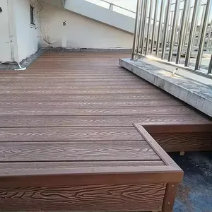 Factory Direct WPC Engineered Decking Hardwood Outdoor Flooring for Pool Garden Exterior High Quality Composite Material