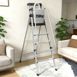 <span class=keywords><strong>บันได</strong></span>อลูมิเนียมอัลลอยด์ 6 ขั้น รูปทรงตัวเอ แข็งแรง ทนทาน เหมาะสำหรับงานตกแต่งภายในและภายนอก และงานบนที่สูง - Product Image 6