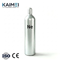 Neon Gas Cylinder Ne 99.999% High Pressure 150Bar 10L 40L 47L 50L Semiconductor Seamless Steel Tank for Specialty Gas Use KAIMEI