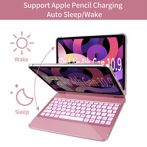 Più nuovo 180 Gradi di Protezione Completa Retroilluminata 7 Tablet Custodia in pelle per <span class=keywords><strong>iPad</strong></span> Air4th e Pro11 Astuta di Caso per <span class=keywords><strong>10.9</strong></span> pollici <span class=keywords><strong>iPad</strong></span> con il Supporto Della Penna - Product Image 2