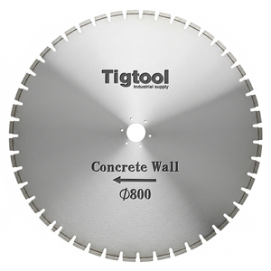 Lame de scie murale pour béton de 32 pouces (800 mm) pour la démolition renforcée, le tunnel, le tuyau en béton, soudée au laser, grande lame de machine de diamètre important - Product Image 1