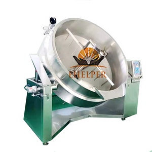 Wok Inclinable, Olla de Doble Capa con Transferencia de Calor por Vapor, Olla de Gran Capacidad para Remover, Mezclar y Cocinar, Equipo de Procesamiento de Alimentos - Product Image 6