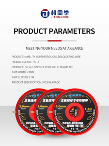 Fil à dessouder JTX FS-15 2.0mm pour réparation de téléphone portable PCB BGA outil de reprise de soudage mèche de tresse à dessouder - Product Image 6