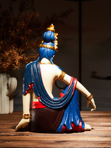 พระโพธิสัตว์<span class=keywords><strong>กวน</strong></span><span class=keywords><strong>อิ</strong></span><span class=keywords><strong>ม</strong></span>นั่งสมาธิ รูปปั้นพระพุทธรูปจีน งานฝีมือสไตล์เซน ของขวัญขึ้นบ้านใหม่ ตกแต่งห้องนั่งเล่น/ห้องน้ำชา - Product Image 3