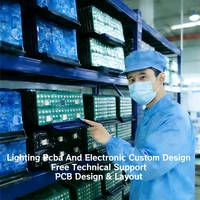 Carte de circuit imprimé (PCB) pour l'assemblage de lampes LED de plafond, avec liste de nomenclature (BOM) et fichiers Gerber
