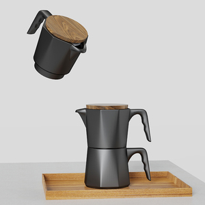 DHPO – Théière en céramique de luxe 350 ml, style minimaliste scandinave, écologique, avec infuseur en acier inoxydable 304 – Meilleures ventes - Product Image 3