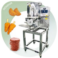 Elektrische gewerbliche Hamburger-Pattymaker Huhn Nugget Mini-Reisburger Formmaschine und Fleischzubehör