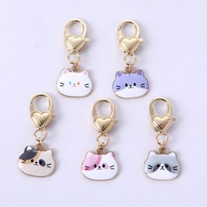 พวงกุญแจโลหะลายสัตว์พิมพ์ลายหยดน้ำมันยอดนิยมขายส่ง - Product Image 2