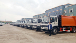 ISUZU 4x2 Compress Garbage Truck 25cbm Rear Loading Disposal Refuse Waste Compactor Truck - Product Image 6