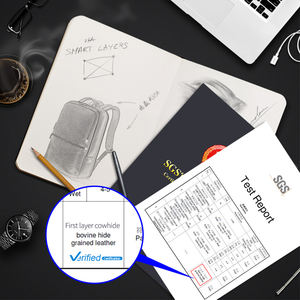 Оптовая Продажа high end Бизнес инициатива социального соответствия bopai Бизнес Теплые Анти-кражи 15,6 дюймов ноутбук usb зарядка класса люкс ручной работы, изготавливаемая на заказ, для мужчин, настоящая кожа, рюкзак - Product Image 6