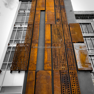 Panel <span class=keywords><strong>de</strong></span> metal perforado decorativo corten cortado con <span class=keywords><strong>l</strong></span>áser <span class=keywords><strong>de</strong></span> alta calidad - Product Image 2