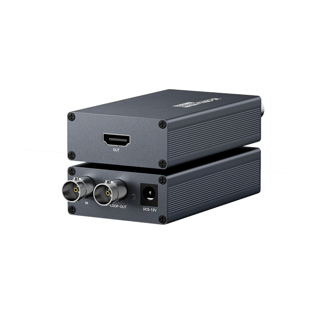 LevelB SDI I Converter Supports SD-SDI/HD-SDI/3G-SDI 100m Transmission Broadcast-grade Video Converter DC 12V 1 Year Warranty