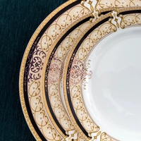 Ensemble de bols écologiques Royal Nordic en porcelaine blanche, vaisselle européenne en os, vaisselle en céramique, ensemble de plats et de bols cadeaux