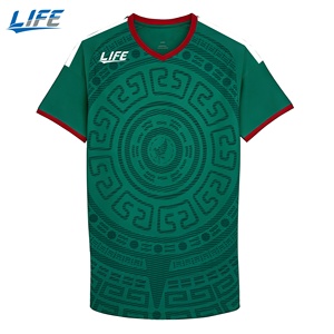 Camiseta <span class=keywords><strong>de</strong></span> Fútbol Personalizada, Versión Jugador/Fanático, Impresión <span class=keywords><strong>de</strong></span> Nombre y Número, Poliéster Transpirable <span class=keywords><strong>de</strong></span> Secado Rápido, Calidad Tailandesa - Product Image 2