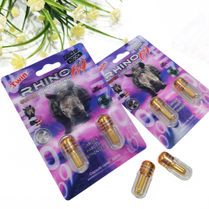 Cápsulas Rhino Ultra Male Energy, Vitalidad Avanzada y Mejora del Rendimiento, Estilo de Paquete de Tarjetas de Marca Privada - Product Image 4
