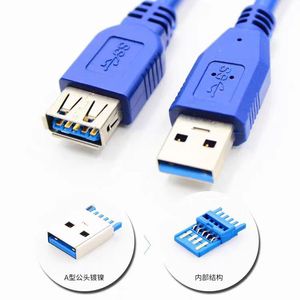สายต่อขยาย USB 3.0 ชายกับหญิง สายดาต้าสีน้ำเงินสำหรับเมาส์คีย์บอร์ด - Product Image 1