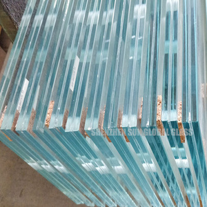 8 1.52 8 sheets laminated tempered glass ultra clear price per <span class=keywords><strong>m2</strong></span> sgp pvb railing floor door glass stratifi - Product Image 1